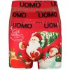 Uomo Christmas vianočné spodné prádlo pánske - 3 ks M viacfarebná