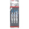 BOSCH Pílový plátok do priamočiarej píly T 118 GFS Basic for Inox (3 ks) 2608636498