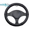 Poťah volantu kožený čierny 39-41cm Automax