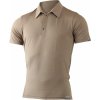 Lasting pánska merino polo košele ELIOT hnedá Veľkosť: L