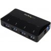 StarTech USB-A Hub 4 porty čierna / 4x USB-A / 1x 2.4A nabíjací port (ST53004U1C)