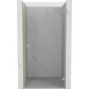 Mexen, Mexen Lunar-B Otočné pravé sprchové dvere 80 cm, transparentné, brúsené zlaté - 832-080-000-55-00-P