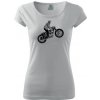 Dámske tričko s moto motívom 91 Kostra (Moto tričko)