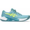 Asics Gel-Challenger 14 Indoor - gris blue/safety yellow - Tyrkysový, Sivý
