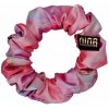 Saténová gumička do vlasov Marble Rose S