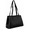 David Jones Trojpriehradková kabelka na rameno CM6533-black
