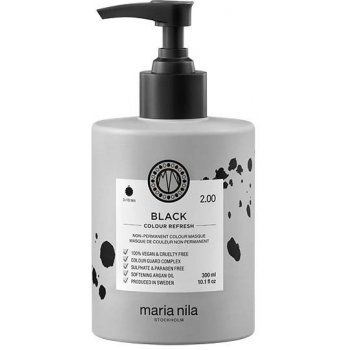 Maria Nila Colour Refresh Black 2.00 maska s farebnými pigmentami 100 ml