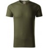 MALFINI NATIVE (GOTS) 173 / Pánske tričko z organickej bavlny - military L