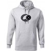 Florbal lopta - Mikina pánska Cape s kapucňou - 2XL ( Svetlosivý melír )