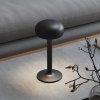 Nabíjacia stolová lampa EVA Solo LED Emendo, čierna, stmievateľná, IP44 - 720001017