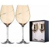Diamante Silhouette Amber poháre na víno 470 ml, 2 ks