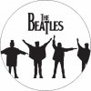 Jedlý papier The Beatles siluety 19,5 cm - Pictu Hap - Pictu Hap
