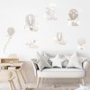 Pastelowe Love Pastelowe Love® nálepky na stenu balóniky béžové Súprava samolepiek