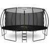 INLEA ULTIMATE Jump Trampolína 500 cm s vnútornou ochrannou sieťou - čierna
