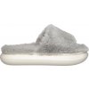 Aquos Calida Dámske papuče sivá biela