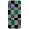 Picasee silikónový prehľadný obal pre Realme 5 - Block Grid