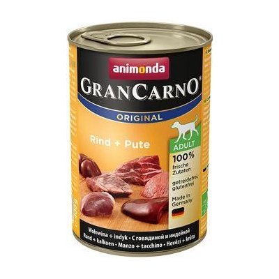 Animonda GRANCARNO cons. ADULT hovädzie/krôčie mäso 800g