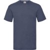 Fruit of the Loom Tričko Valueweight T, krátký rukáv, pánské COT-161036t4103 L Melír vintage navy