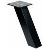Interex design Barová konzola INEZ šikmá / Čierna matná