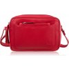 Paolo Peruzzi Dámska kožená taška cez rameno | červená AY-20-RD
