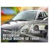 Deflektory - protiprievanové plexi Mitsubishi Space Wagon 5D 1999 - 2005 (+zadné)