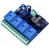 Relé modul + WiFi ESP8266 4 kanály