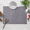 Biante Zamatové prestieranie na stôl Velvet Prémium SVP-013 Sivé 30x40 cm
