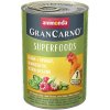 GRANCARNO Superfoods kura, špenát, maliny, tekvicové semienka 400 g pre psov
