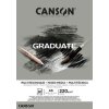 Canson Graduate Mixed Media Skicár 220 g/m², 30 listov - šedý veľkosť A5