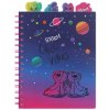 Coolpack Zápisník špirálový Chill vibes A5 so záložkami Stitch Black