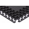 TRINFIT Tatami Fitness T12 set 4 ks - 60 x 60 x 1,2 cm - černá