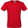 B&C Tričko B&C E150, krátký rukáv, pánské COT01001T00413-red 3XL Červená