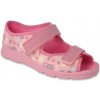 BEFADO 969Y173 dívčí sandálky růžové kytičky 31 969Y173_31