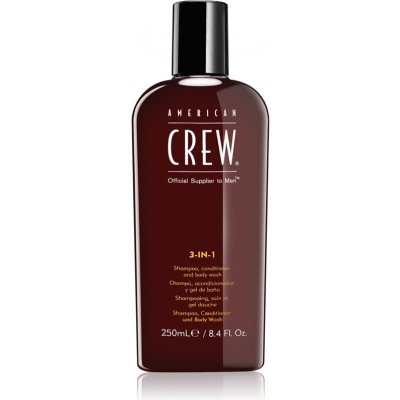 American Crew Hair & Body 3-IN-1 šampón, kondicionér a sprchový gél 3 v 1 pre mužov 250 ml