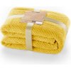 DecoKing Deka z mikrovlákna HENRY MUSTARD hořčicová 150x200