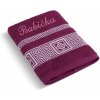 Bellatex Froté uterák 50x100 grécka kolekcia 155/022 s výšivkou Babička
