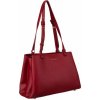 Trojpriehradková kabelka na rameno David Jones CM6533-red