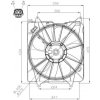 Ventilátor chladenia motora NRF 12V 47935 EAN: 8718042332905