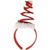 Rappa Červená vianočná čelenka so zvončekmi