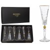 BOHEMIA PRESTIGE BOHEMIA PRESTIGE CONTE GOLD POHÁR NA ŠAMPANSKÉ 6 x 170 ml