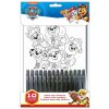 Kids Euroswan Sada na maľovanie, Paw Patrol