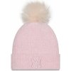 Dámska čiapka New Era MLB CHENILLE BOBBLE BEANIE NEW YORK YANKEES W ružová 60284837