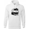 Vlak 753 - Mikina pánska Cape s kapucňou - 2XL ( Biela )