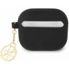 Guess 4G Charm silikónový obal pre AirPods 3 čierny GUA3LSC4EK