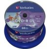 Verbatim DVD+R 8,5GB 8x, 50ks