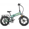 Skladací celoodpružený elektrický bicykel Vitilan I7 Pro Farba: Zelená