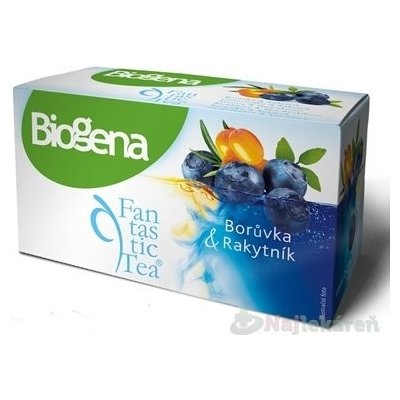 Biogena Fantastic Tea Čučoriedka & Rakytník Ovocno-bylinný čaj 20x2g