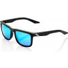 100% BLAKE, Matte Black - HiPER Blue Multilayer Mirror Lens