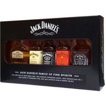 Jack Daniel's Family 39% 5 x 0,05 l (set)