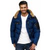 Pánska bunda CIPO & BAXX CM120 NAVY BLUE Farba: Modrá, Konfekčná veľkosť: XXL